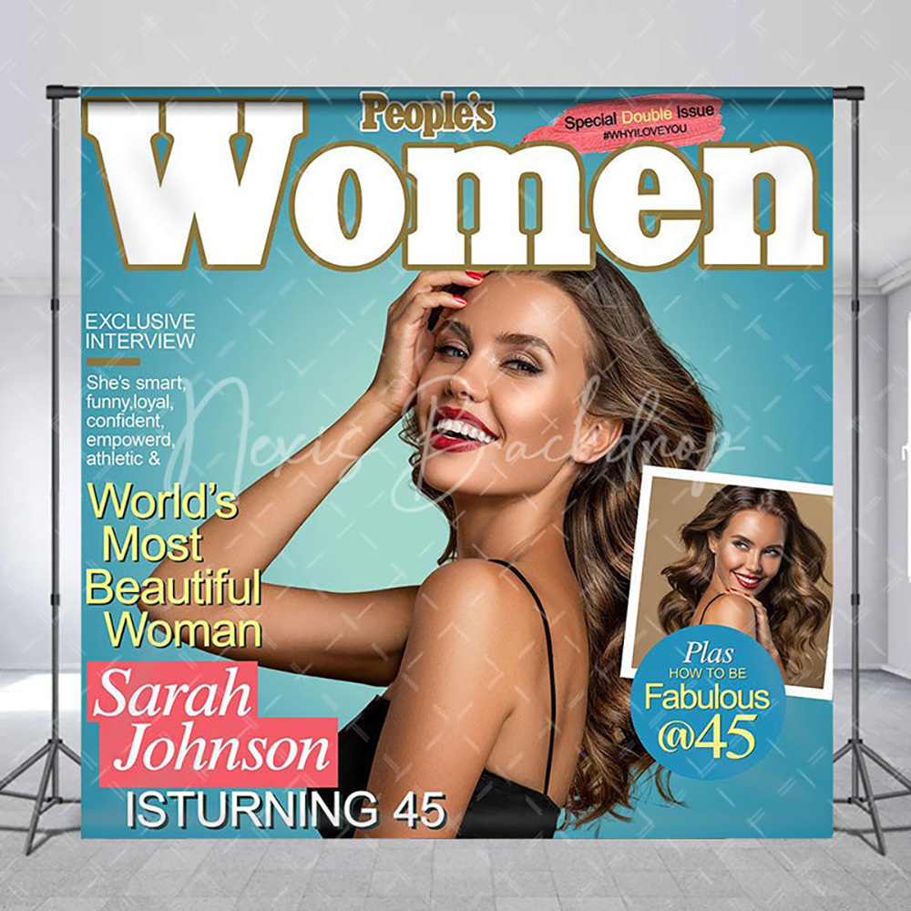 Women'S Fashion Magazine - Персонализированный фотофон в стиле журнала для