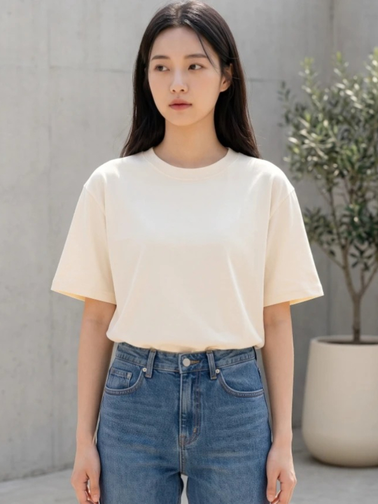 Women'S Fashion Trends 2026 Spring Summer - Женская футболка zjaiss: Свободный крой, универсальная,