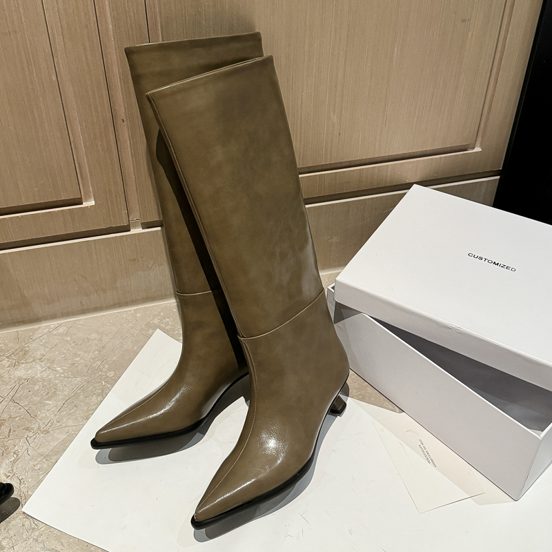 QUTAA Fashion News Женские сап – обзор и цена Women'S Fashion Leather Boots