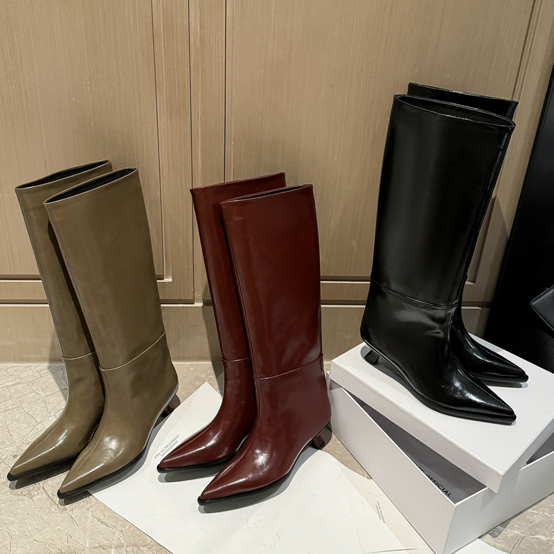 QUTAA Fashion News Женские сап – обзор и цена Women'S Fashion Leather Boots