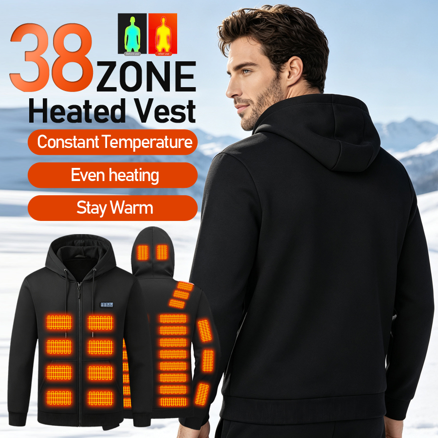 Унисекс-худи с подогревом, пер – обзор и цена Women'S Fashion Zip Hoodie