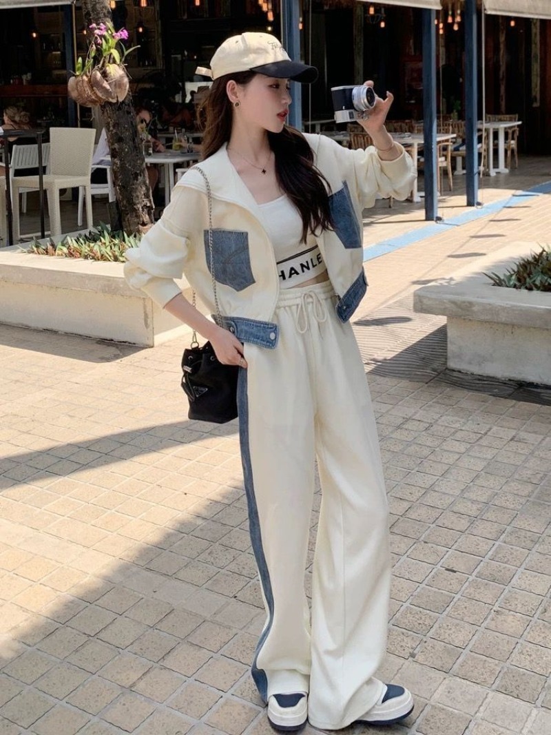 Свитер с джинсовыми вставками, – обзор и цена Wide Leg Palazzo Pants