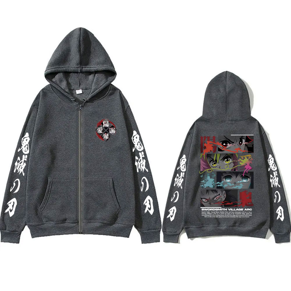 Аниме Мужчины Женщины Demon Sl – обзор и цена Women'S Fashion Zip Hoodie