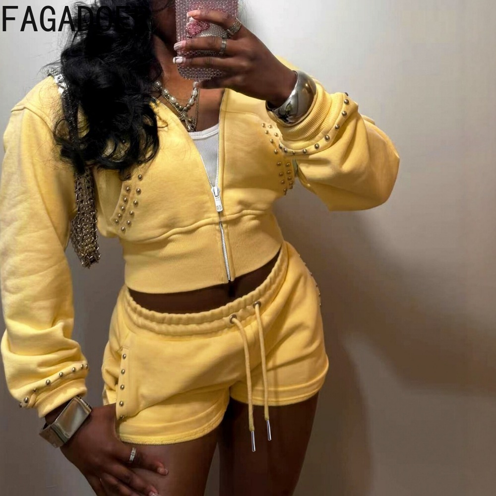 FAGADOER Повседневный спортивн – обзор и цена Women'S Fashion Zip Hoodie