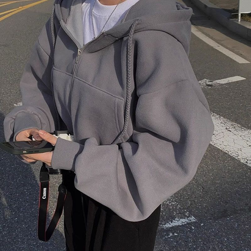 Модная женская толстовка на мо – обзор и цена Women'S Fashion Zip Hoodie
