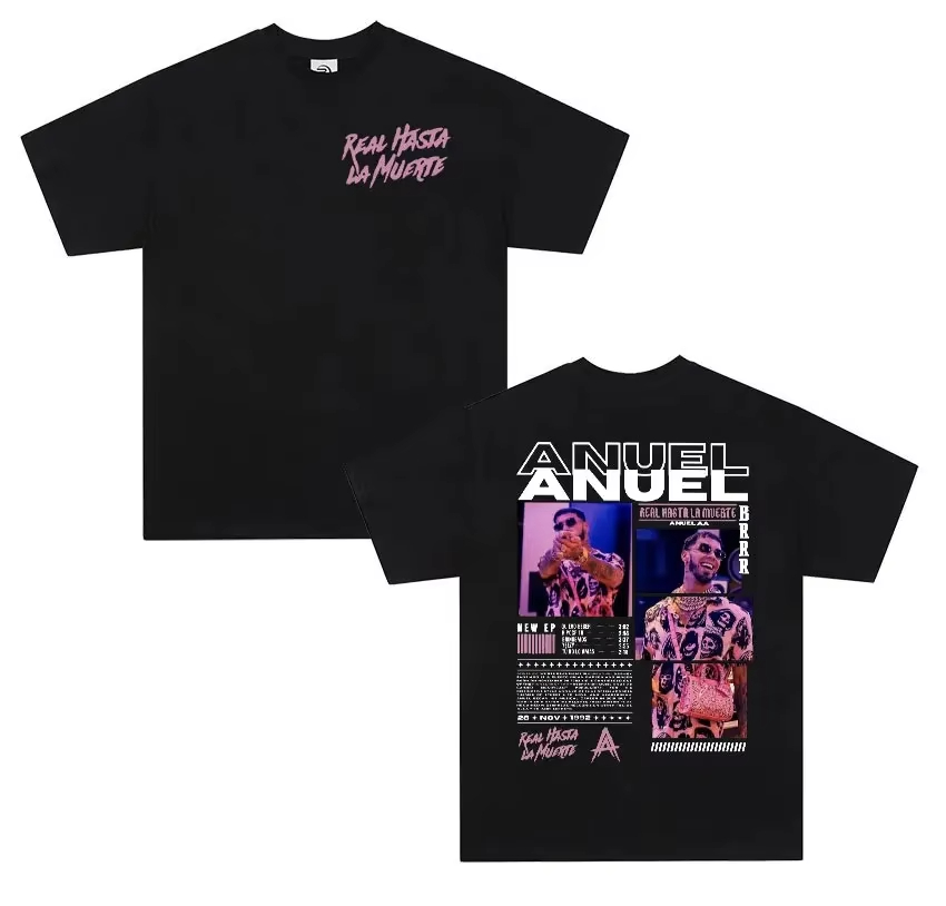 Футболка унисекс ANUEL AA Real – обзор и цена Women'S Real Y2K Fashion