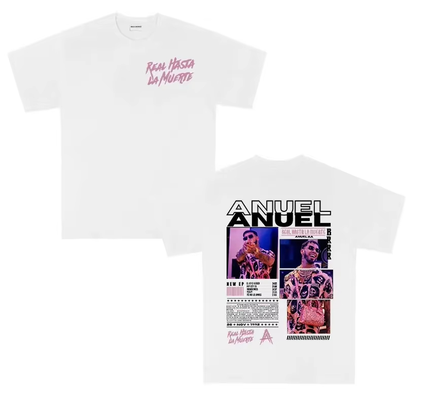 Футболка унисекс ANUEL AA Real – обзор и цена Women'S Real Y2K Fashion