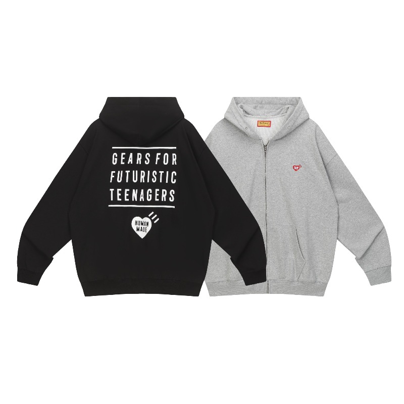 Винтажная толстовка Human Made – обзор и цена Women'S Fashion Zip Hoodie