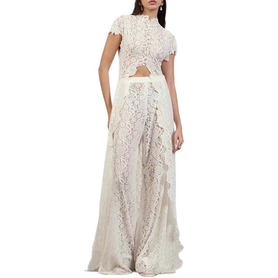 Женский кружевной комплект из  – обзор и цена Wide Leg Palazzo Pants