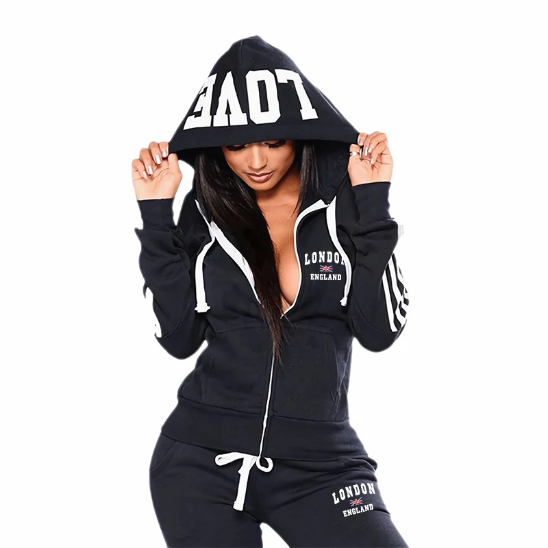 Спортивный повседневный повсед – обзор и цена Women'S Fashion Zip Hoodie