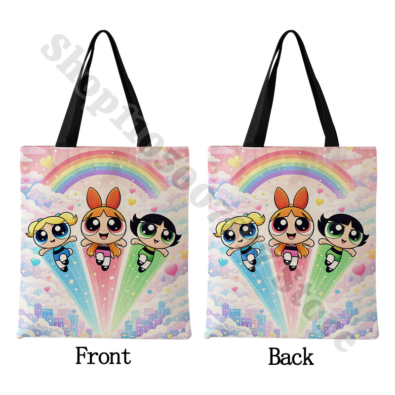 Кавайная холщовая сумка с прин – обзор и цена Canvas Tote Bag