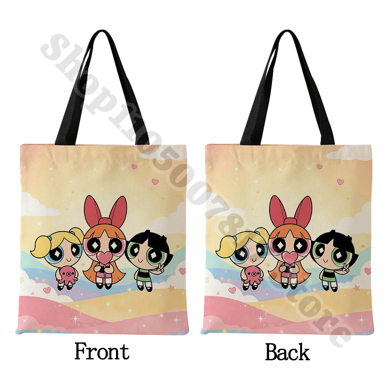 Кавайная холщовая сумка с прин – обзор и цена Canvas Tote Bag