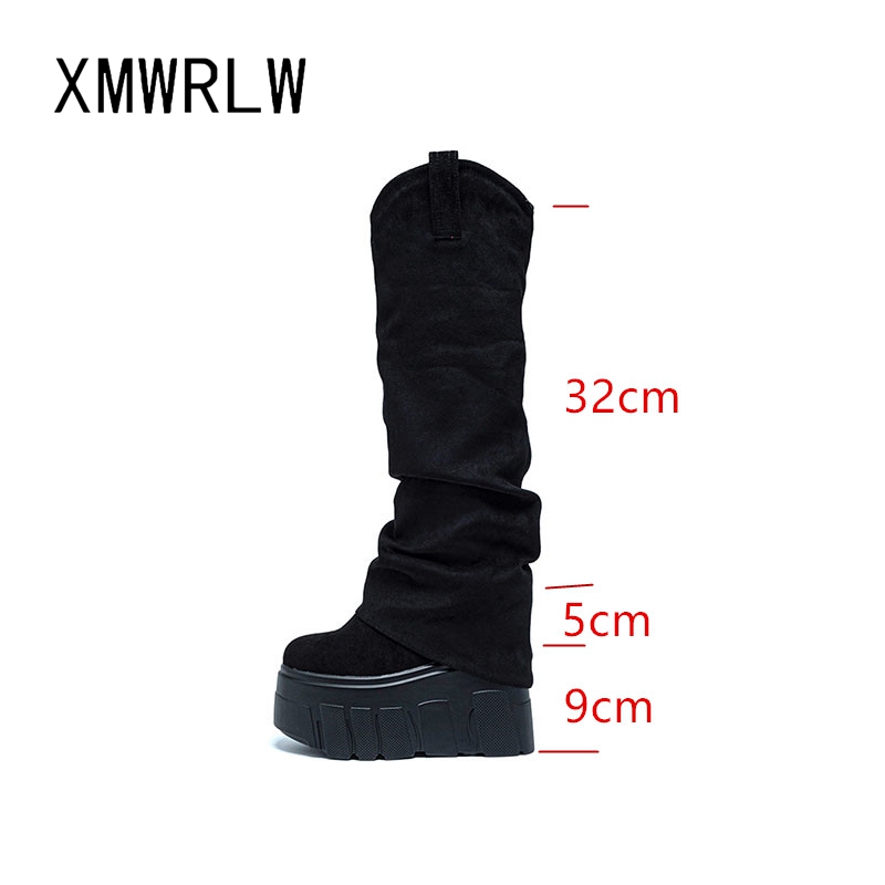 XMWRLW 2025 г., осенне-зимние  – обзор и цена Women'S Fashion Leather Boots