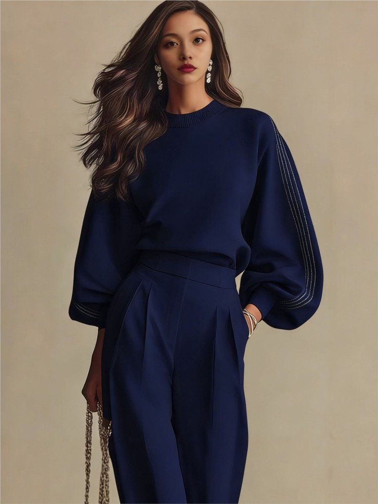Женский комплект: худи с длинн – обзор и цена Wide Leg Palazzo Pants